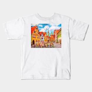 Germany. Rothenburg ob der Tauber Kids T-Shirt